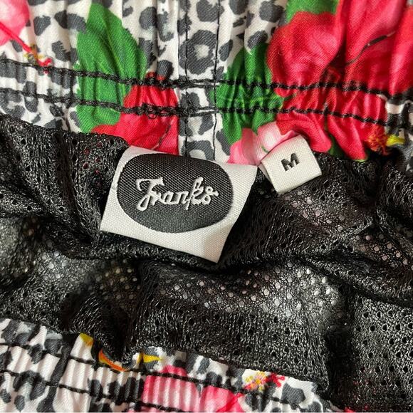 Franks Broadbeach Quick dry Tropical Toucan floral leopard swim trunks shorts M - Picture 10 of 13